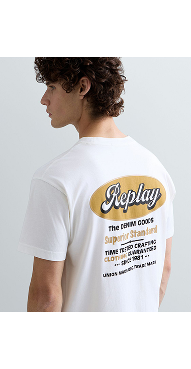 インダストリアルテイスト プリントTシャツ 詳細画像